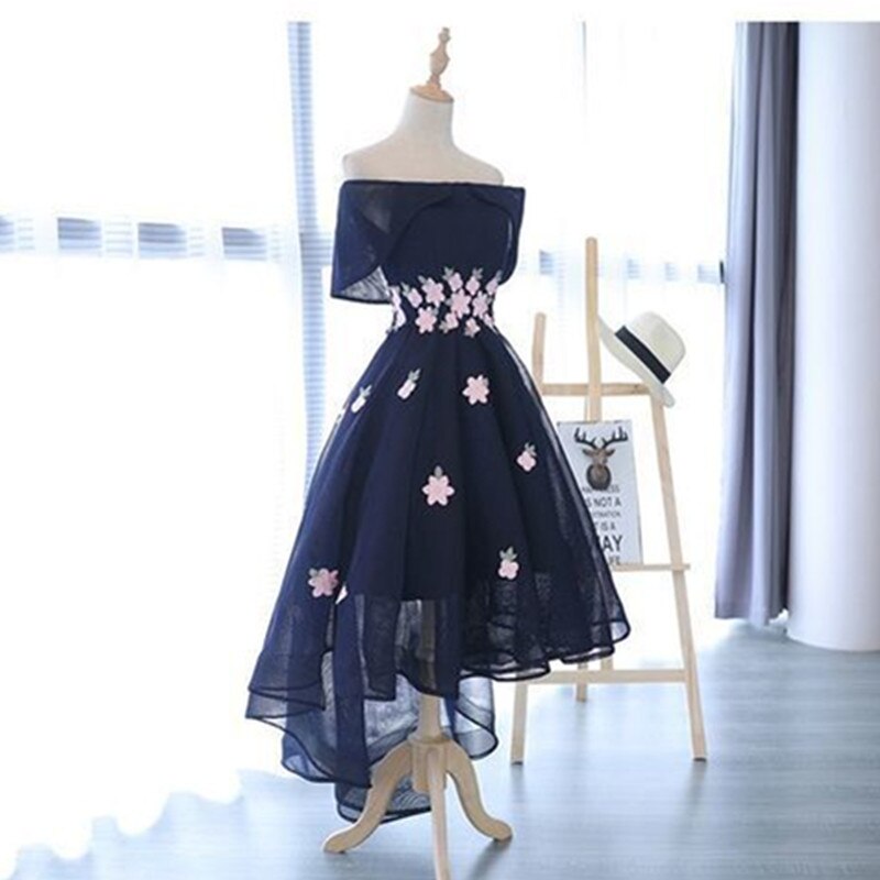 비즈 진주 스파게티 스트랩 칵테일 드레스 Tulle Skirt 졸업 가운 홈 커밍 드레스